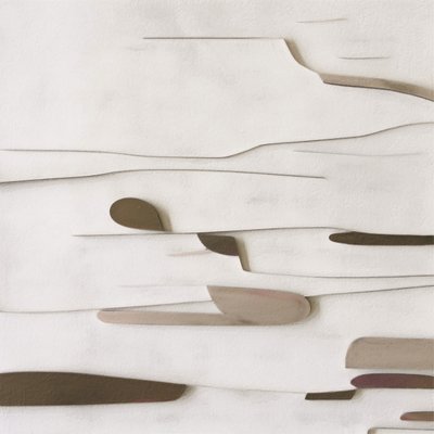 Réteges absztrakt formák alkotó: Alma