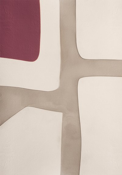 Nyugodt absztrakt geometria alkotó: Alma