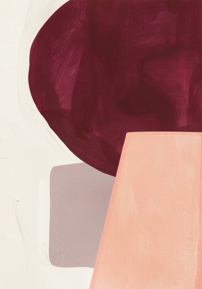 Lágy, absztrakt formák alkotó: Alma