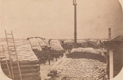 Fort Sumter kiürítése, 1861. április, 1861. április. alkotó: Alma A. Pelot.
