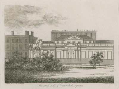 A londoni Cavendish Square nyugati oldala alkotó: Alois Schonn
