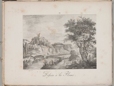 A litográfia művészete: Landeck in Tirol, III. tábla alkotó: Alois Senefelder