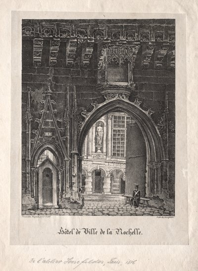 La Rochelle városháza, Franciaország alkotó: Alois Senefelder