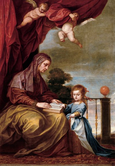 A Szűz Nevelése alkotó: Alonso Cano