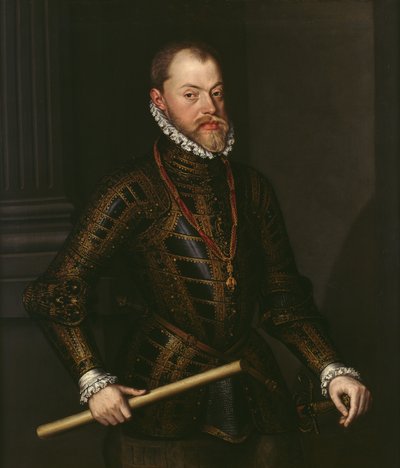 II. Fülöp Spanyolország (1527-98) 1570 körül (olaj, vászon) alkotó: Alonso Sánchez Coello
