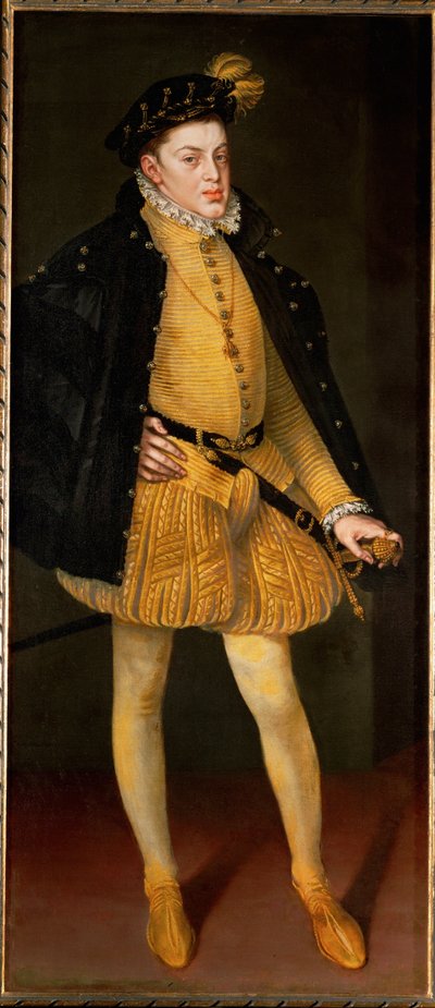 Don Carlos csecsemő, II. Fülöp és első felesége és unokatestvére, a portugál Mária fia ... (festmény, vászon) alkotó: Alonso Sánchez Coello