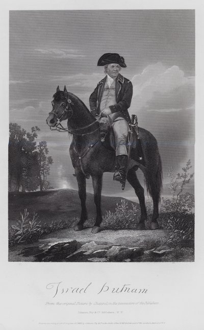 Israel Putnam (metszet) alkotó: Alonzo (after) Chappel