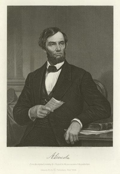 Abraham Lincoln alkotó: Alonzo Chappel
