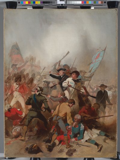 Bunker Hill-i csata, 1775. június 17., 1859 alkotó: Alonzo Chappel