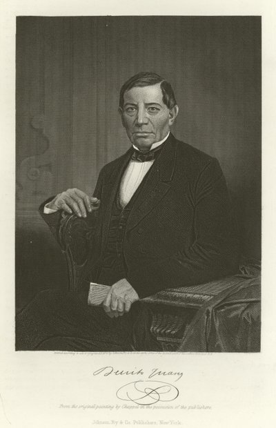 Benito Juarez alkotó: Alonzo Chappel