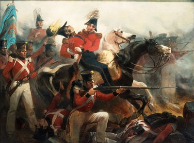 Ross tábornok halála a baltimore-i csatában, 1814. szeptember 12-én alkotó: Alonzo Chappel