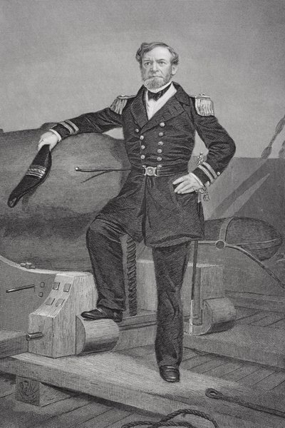 Andrew Hull Foote admirális portréja (1806-63) alkotó: Alonzo Chappel