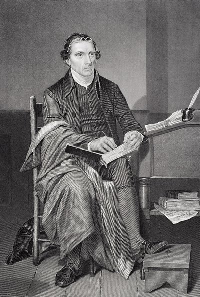Patrick Henry (1736-99) portréja alkotó: Alonzo Chappel
