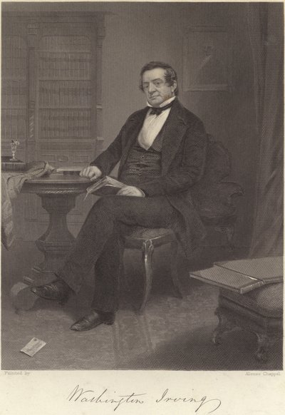 Washington Irving alkotó: Alonzo Chappel