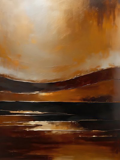 Absztrakt naplemente-tájkép alkotó: Alpenglow Workshop