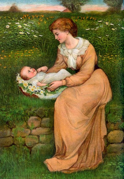 „A százszorszépek ágya”, 1905. alkotó: Alphage Brewer