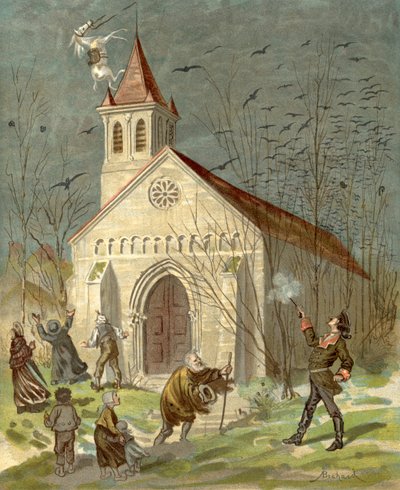 Münchausen báró kalandjai (chromolitho) alkotó: Alphonse Adolphe Bichard