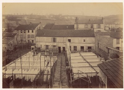 Az özvegy Templier meggyilkolása Arcueil-ben ... A ház külső nézete alkotó: Alphonse Bertillon