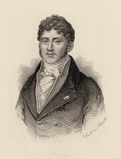 Étienne Nicolas Méhul zeneszerző portréja 1763-1817. alkotó: Alphonse Lamotte