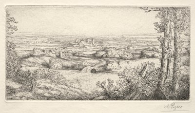 Egy völgy Burgundiában alkotó: Alphonse Legros