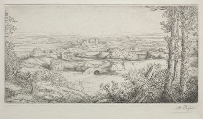 Egy völgy Burgundiában alkotó: Alphonse Legros