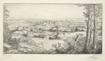 Egy völgy Burgundiában alkotó: Alphonse Legros