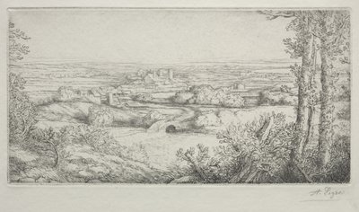Egy völgy Burgundiában alkotó: Alphonse Legros