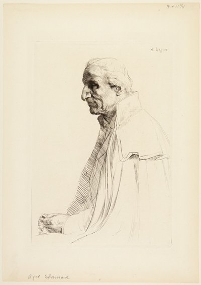 Idős spanyol alkotó: Alphonse Legros