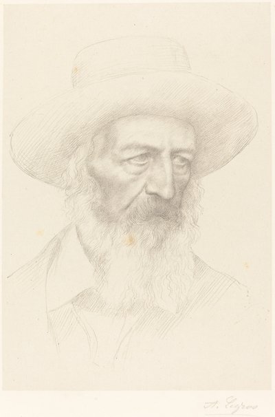 Alfred, Lord Tennyson. alkotó: Alphonse Legros