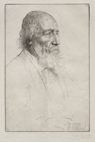 Alfred Lord Tennyson. alkotó: Alphonse Legros