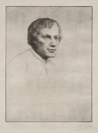 Alfred Stevens. alkotó: Alphonse Legros