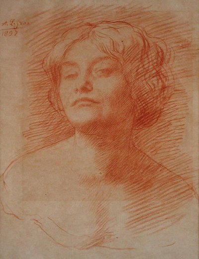 Alice Knewstub alkotó: Alphonse Legros
