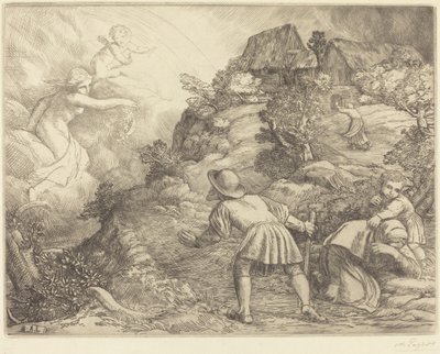 A paraszt és a szerencse allegóriája A paraszt és a szerencse: allegorikus téma. alkotó: Alphonse Legros