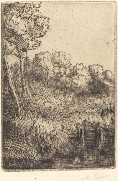 A Marne mentén alkotó: Alphonse Legros