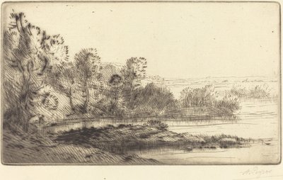A Terne mentén alkotó: Alphonse Legros