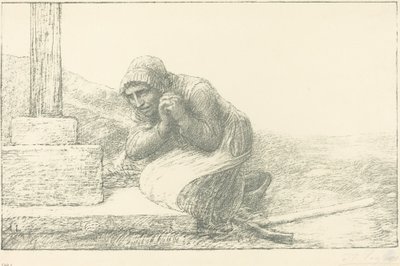 A kereszt lábánál (Au pied de la croix) alkotó: Alphonse Legros