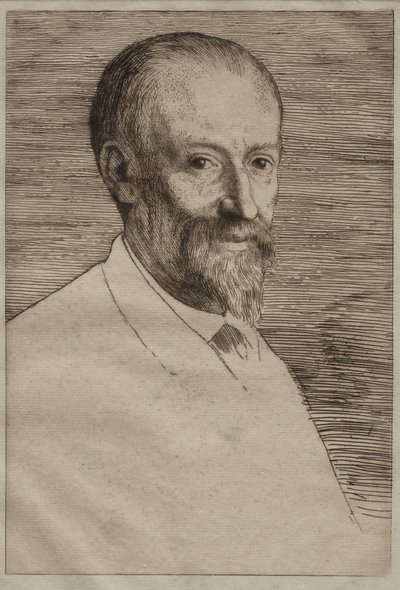 Auguste Poulet-Malassis. alkotó: Alphonse Legros