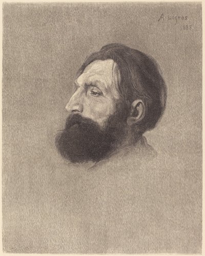 Auguste Rodin. alkotó: Alphonse Legros