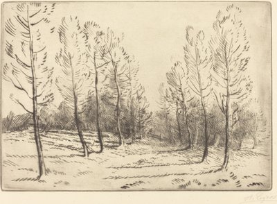 Nyárfák sugárútja alkotó: Alphonse Legros