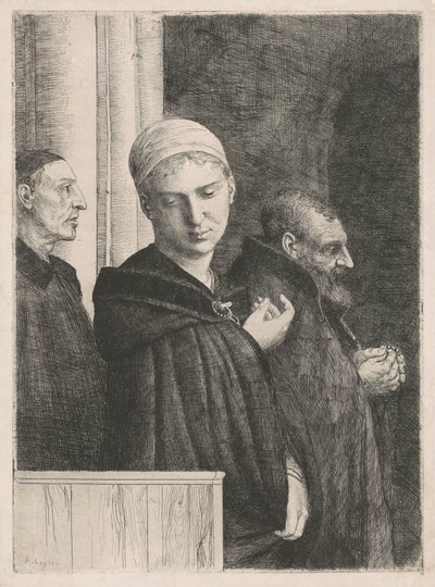 Keresztelés alkotó: Alphonse Legros