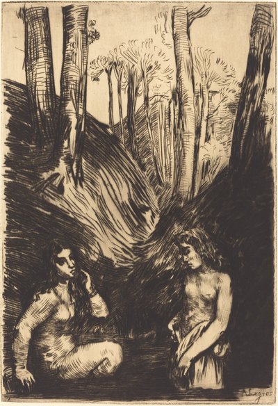 Fürdőzők Fürdőzők. alkotó: Alphonse Legros