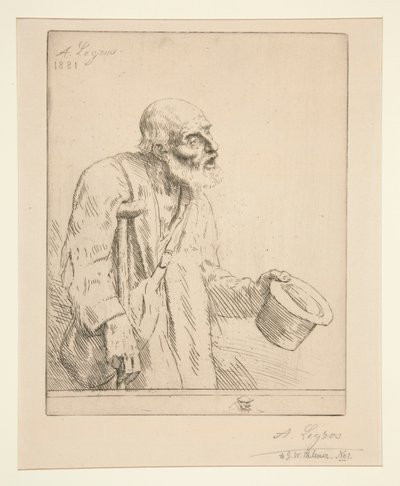 Mankós koldus alkotó: Alphonse Legros