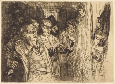 Black Cat (A fekete macska) alkotó: Alphonse Legros