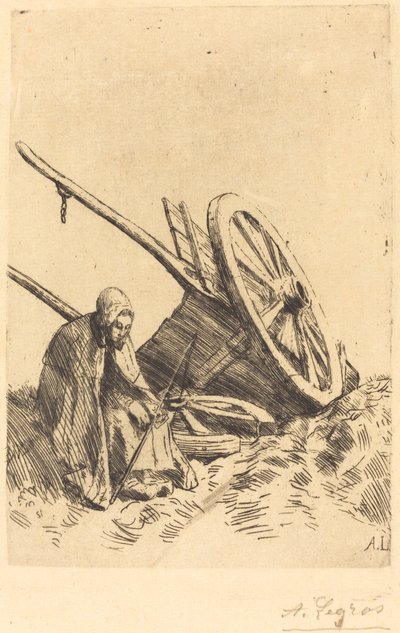 Törött kocsi A törött kocsi. alkotó: Alphonse Legros