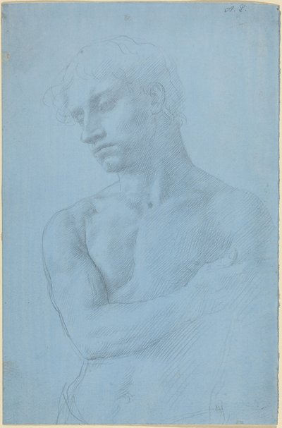 Meztelen férfi mellszobra alkotó: Alphonse Legros