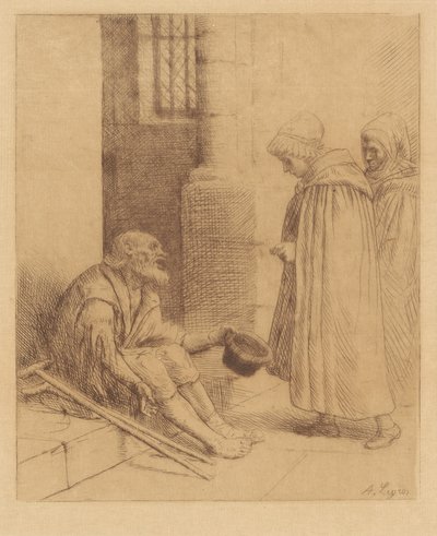 Charity (A jótékonyság) alkotó: Alphonse Legros