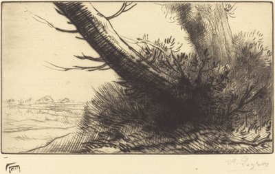 Egy ösvény sarka alkotó: Alphonse Legros