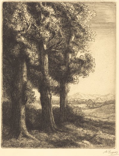 Erdősarok alkotó: Alphonse Legros
