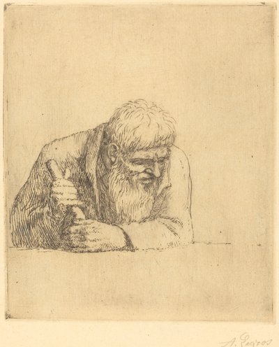 Kíváncsi ember Egy kíváncsi ember. alkotó: Alphonse Legros