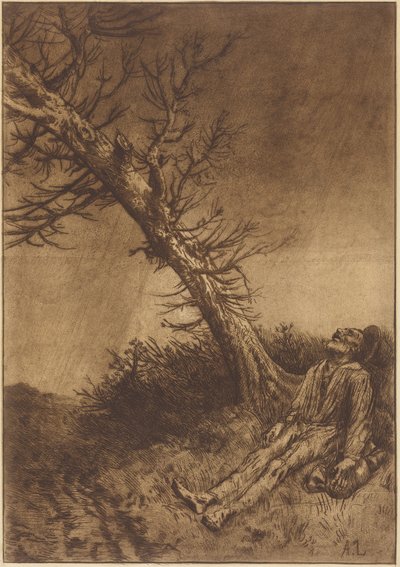 A csavargó halála alkotó: Alphonse Legros